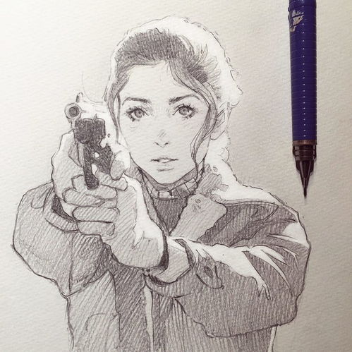 肖像插画作品老夫的少女心受不了了丨博思游戏动漫教育
