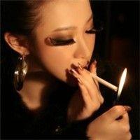 qq抽烟霸气女生头像
