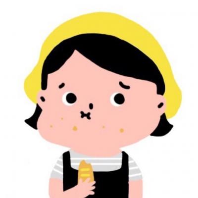 呆萌可爱卡通情侣头像一男一女分开两张骄傲摆在脸上自卑长在心里