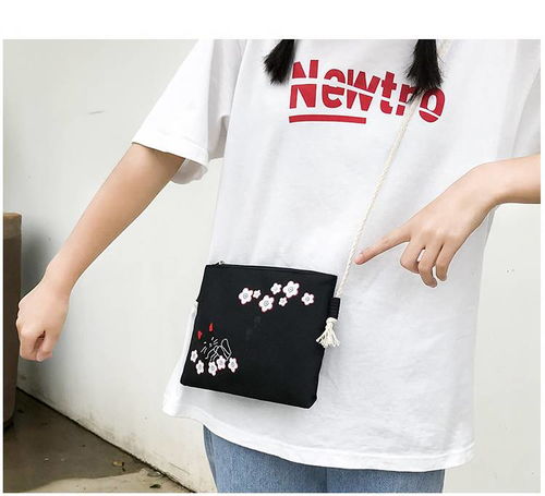 迪阿伦学生书包女孩韩版校园小清新可爱猫咪少女心帆布双肩包