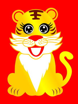 年画老虎设计模板下载其他设计素材下的无框画设计模板