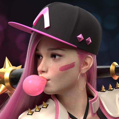 3d模型欣赏可爱不良少女