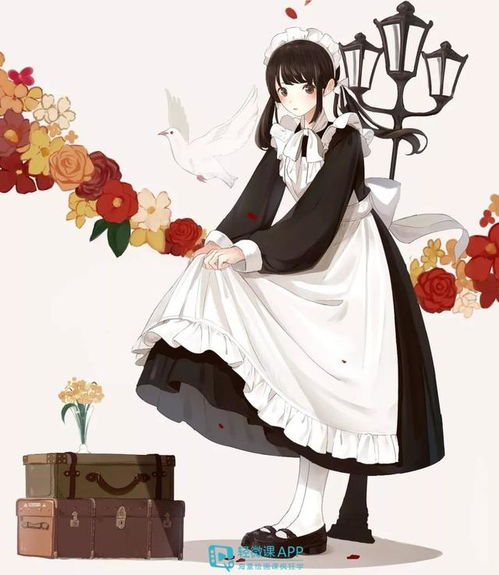 动漫女生服装该怎么画女仆装的绘制教程