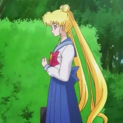 美少女战士情侣头像一对呆萌可爱美少女战士cp头像