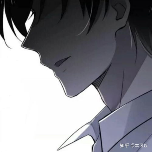 有没有好兄弟能来点黑白日漫男头,看到的都是女头男孩子也想要这种头像