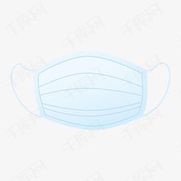 蓝色卡通口罩素材图片免费下载高清装饰图案png千库网图片编号2555289