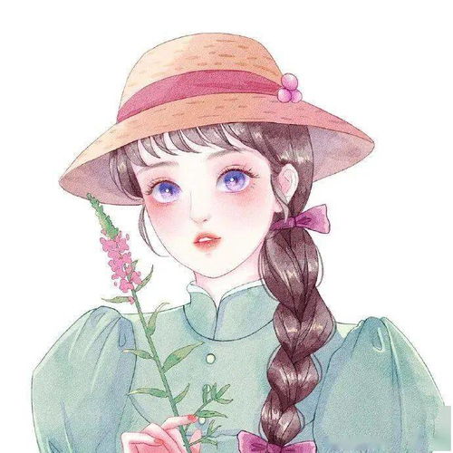 唯美手绘高清动漫女头