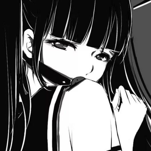 黑白旧漫画女生头像心里和你说了不止一万次幸会