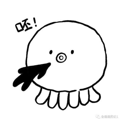 可爱的小动物简笔画头像