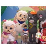 出租卡通人偶,出租大头娃娃,蒙奇奇,轻松熊行走人偶租赁