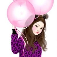 唯美清纯的手绘美女头像