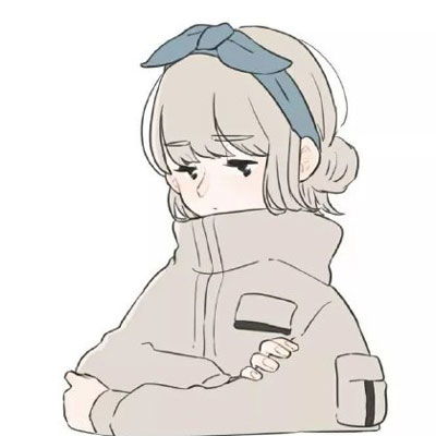 情侣头像一男一女动漫图片卡通一左一右图片一对