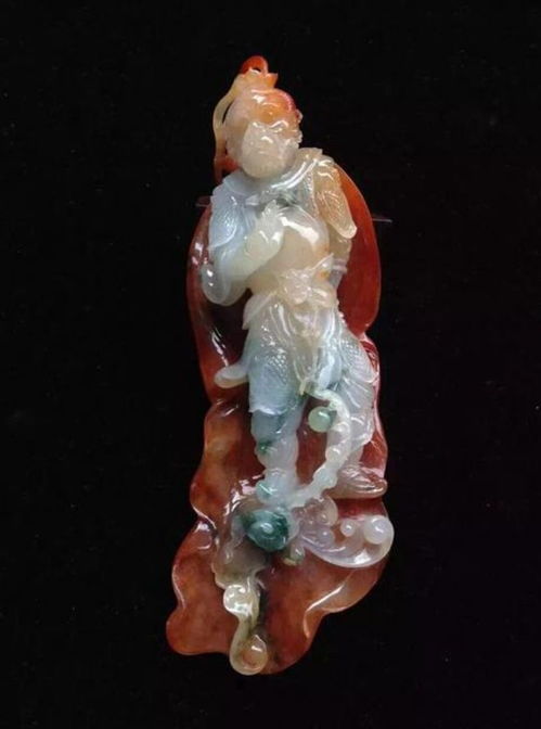 齐天大圣小猪佩奇,动漫卡通形象变成翡翠饰品,玉雕师太会玩了