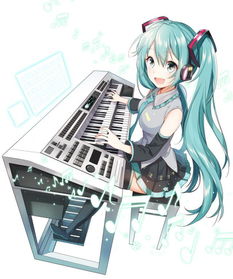 动漫美图你就是最美的音乐二次元演奏乐器的少女图集