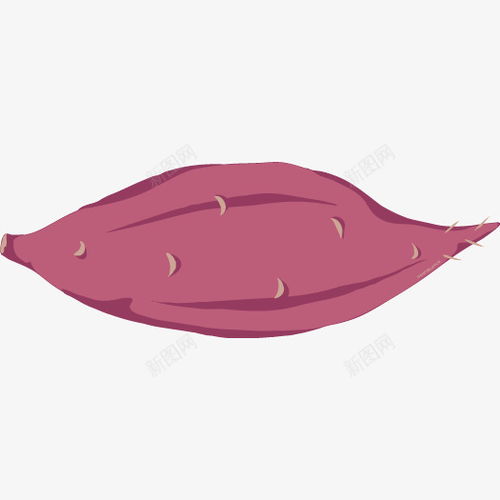 卡通一个新鲜红薯插画食材元素免抠png设计图片免费下载页面网页平面电商创意素材番薯素材