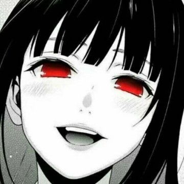 黑白动漫女生丧系头像