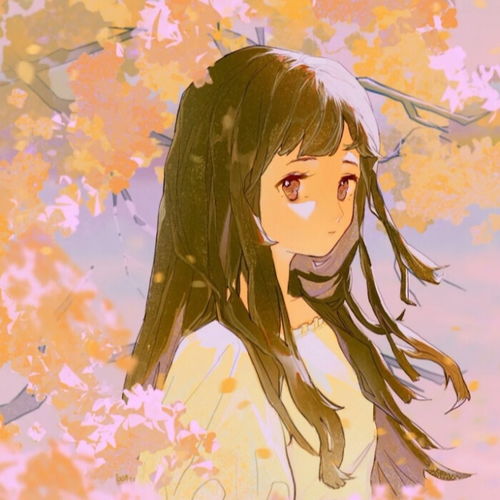 优质动漫女生头像我会努力变乖,但我还怕你会离开