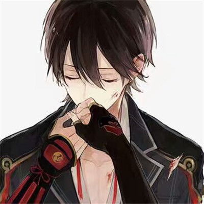 冷酷个性二次元男生头像二次元男生qq动漫头像