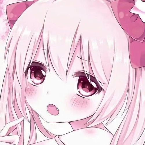 动漫女头谁都拒绝不了的粉色系软妹头像