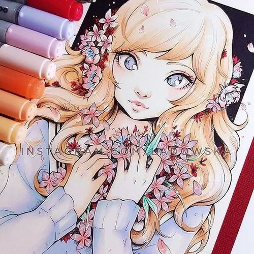 小清新的美少女漫画,拿去做头像吧