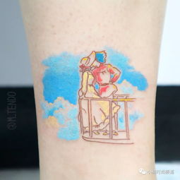 让女生看了就想纹的宫崎骏动画刺青,个个都敲可爱