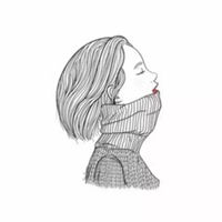 原创手绘女生短发头像微信头像图片大全