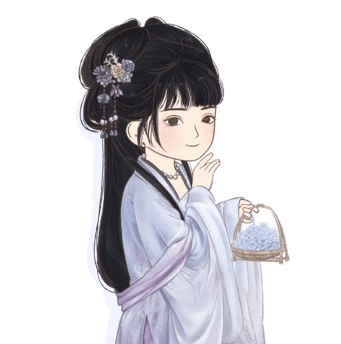 古风动漫女生头像玉容寂寞泪阑干,梨花一枝春带雨