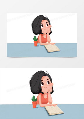 女生思考素材女生思考图片女生思考素材图片下载熊猫办公