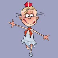 动漫红色领带男头像卡通微信头像图片大全