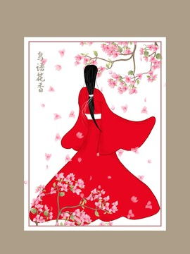 时尚卡通女孩图片