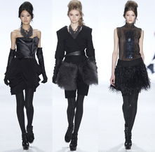 纽约时装周sophiethéallet千娇百媚,verawang黑衣新娘