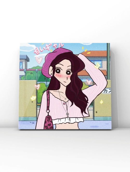 蜡笔小新春日部辣妹头像画风超喜欢
