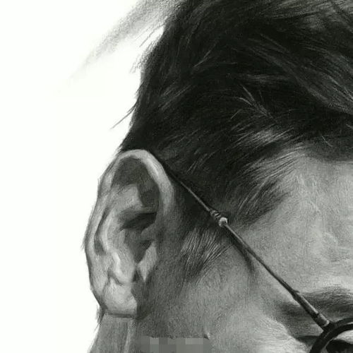 人称素描冷军,他的素描让人美到窒息