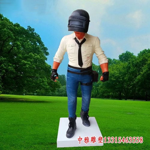 玻璃钢动漫游戏人物雕塑安阳树脂雕塑游戏人物定制厂家