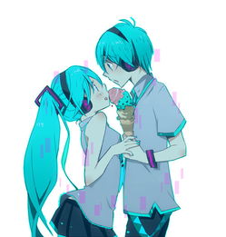 初音未来情侣头像一对一张