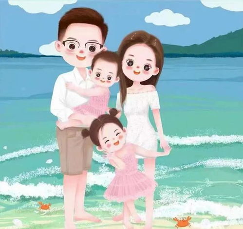 今日头条更新亲子系列卡通头像