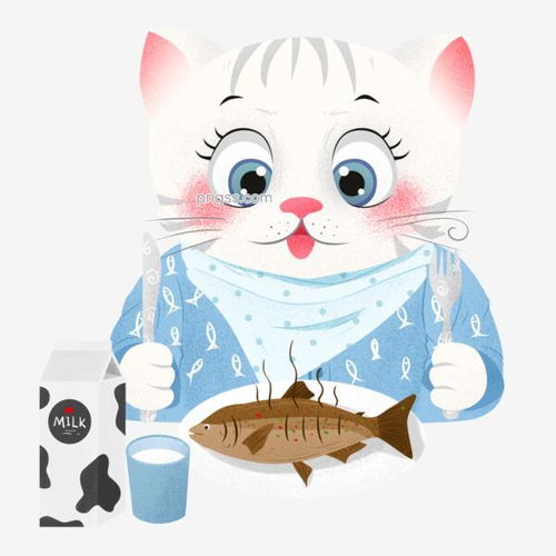 手绘可爱小猫吃鱼png元素图片大小1024x1024px图片尺寸831.55kb来自png搜索网pngss.com免费免扣png素材下载白色小猫吃鱼宠物动物猫咪水彩透明素材装饰图案
