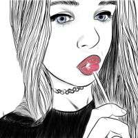 多情的个性少女个性动漫女生头像
