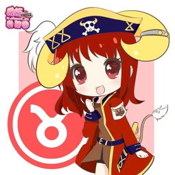十二星座q版动漫少女系列