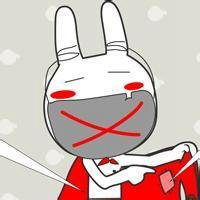 呆萌小兔子卡通头像图片微信头像图片大全