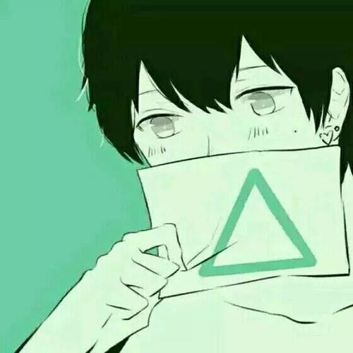 求蓝色系动漫情侣头像