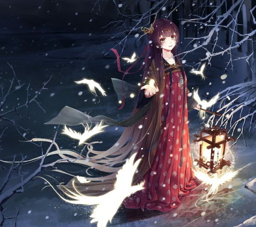 求古风唯美动漫少女图