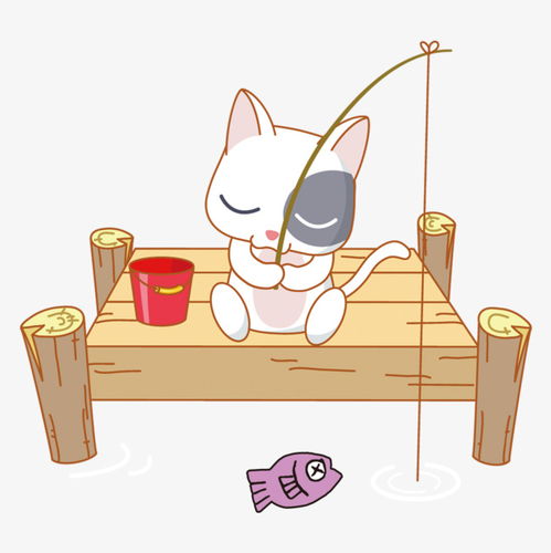 小猫钓鱼免费下载素材图片免费下载高清漂浮素材psd千库网图片编号6301459