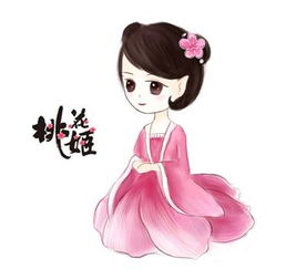 桃花姬卡通形象人气作品出炉受微博网友热捧