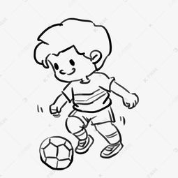 卡通手绘夏日运动小朋友漫画线稿素材图片免费下载高清psd千库网图片编号10487890