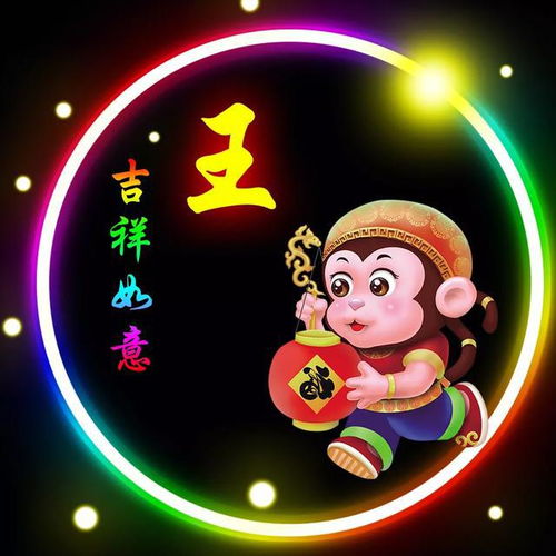 王姓12生肖精美微信头像壁纸全套