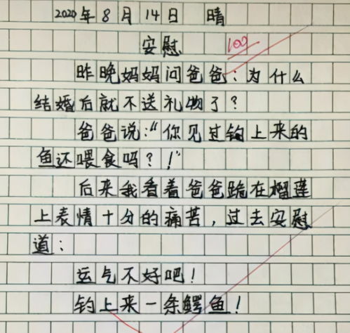 小学生作文我的爸爸,前半部分很感人,后半部分不对劲