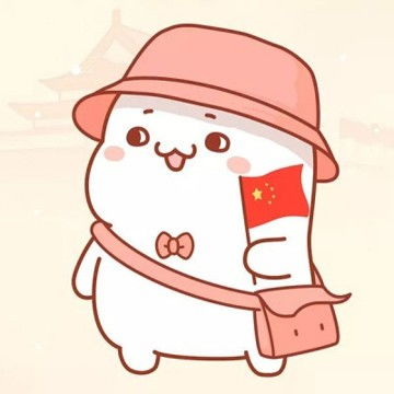 一男一女分开可爱微信情侣头像