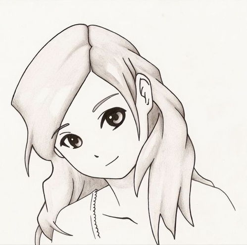 收藏素描女孩的绘画31张