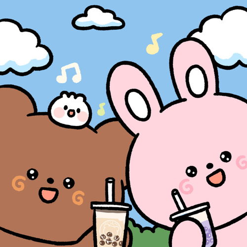 原创卡通情侣头像壁纸转载标明出处